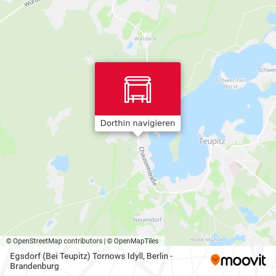 Egsdorf (Bei Teupitz) Tornows Idyll Karte