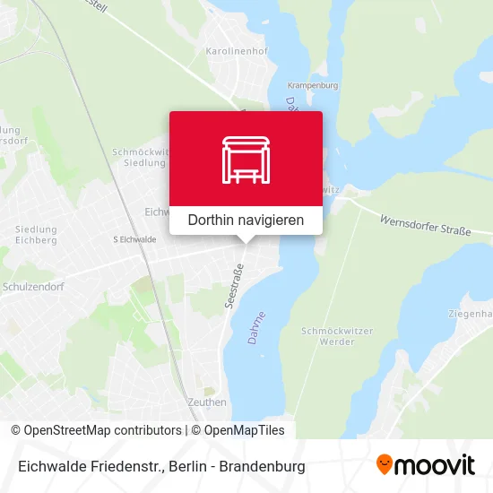 Eichwalde Friedenstr. Karte