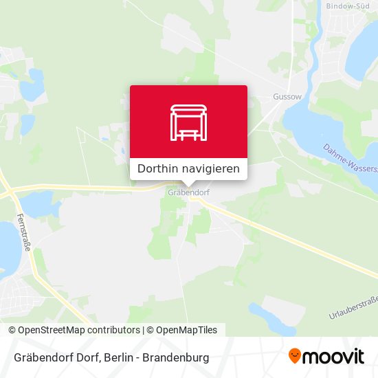 Gräbendorf Dorf Karte