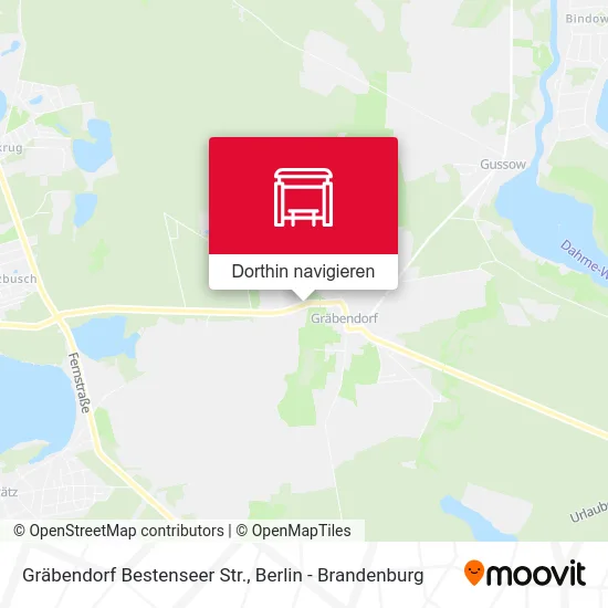 Gräbendorf Bestenseer Str. Karte