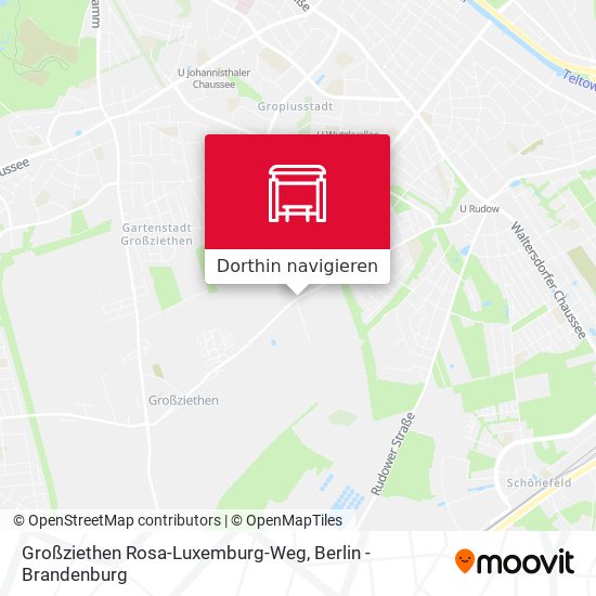 Großziethen Rosa-Luxemburg-Weg Karte