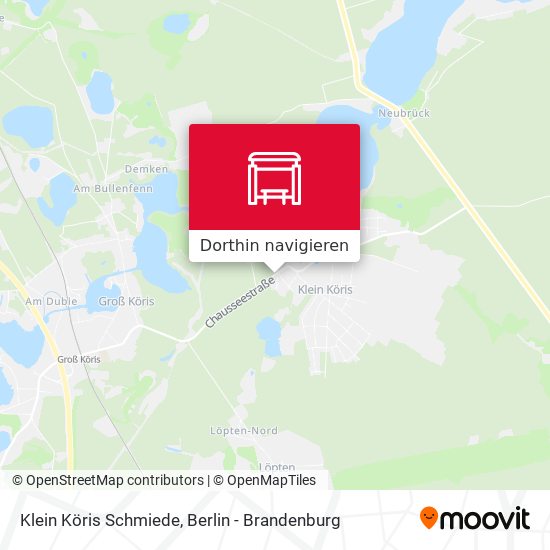 Klein Köris Schmiede Karte