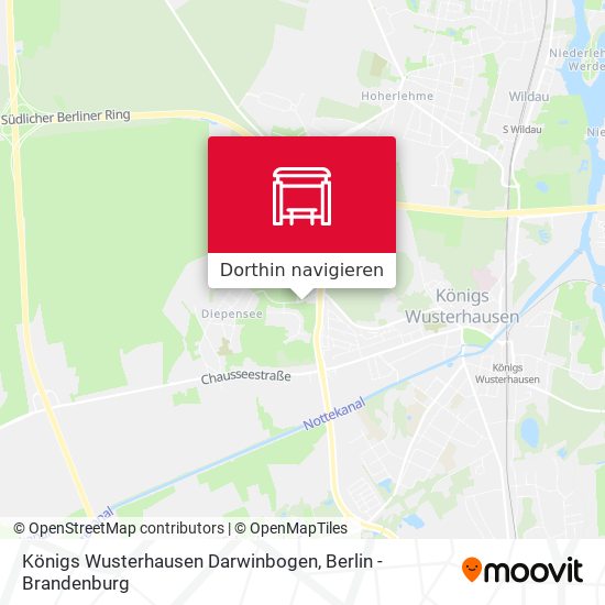 Königs Wusterhausen Darwinbogen Karte