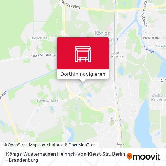 Königs Wusterhausen Heinrich-Von-Kleist-Str. Karte