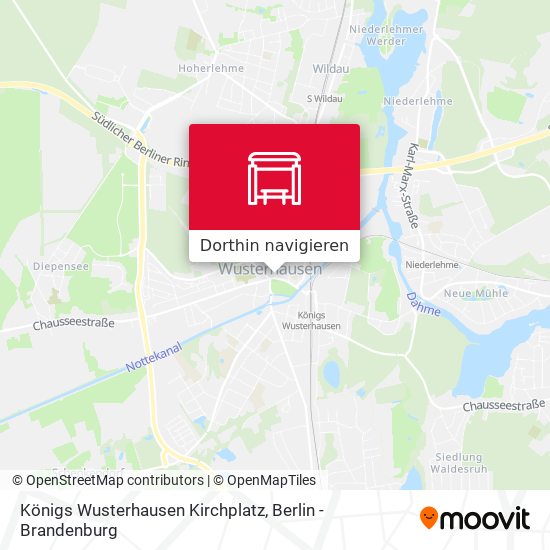 Königs Wusterhausen Kirchplatz Karte