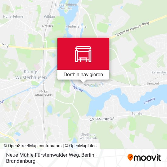 Neue Mühle Fürstenwalder Weg Karte