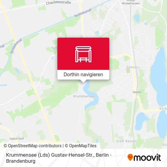 Krummensee (Lds) Gustav-Hensel-Str. Karte