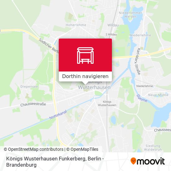 Königs Wusterhausen Funkerberg Karte