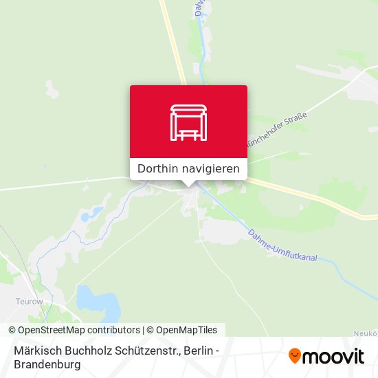 Märkisch Buchholz Schützenstr. Karte