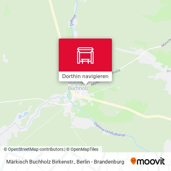 Märkisch Buchholz Birkenstr. Karte