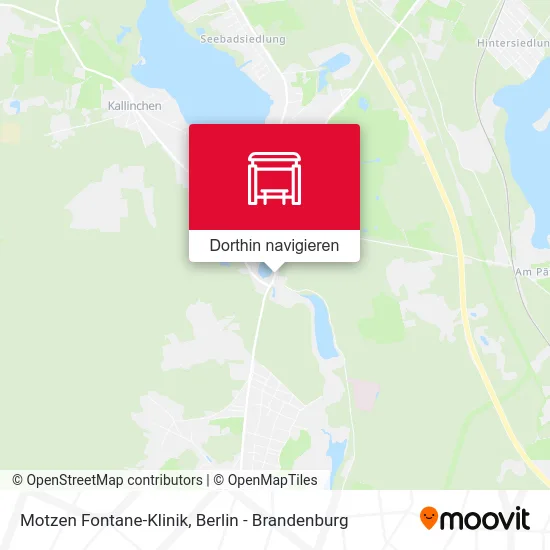 Motzen Fontane-Klinik Karte