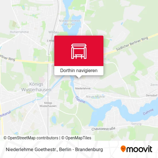 Niederlehme Goethestr. Karte