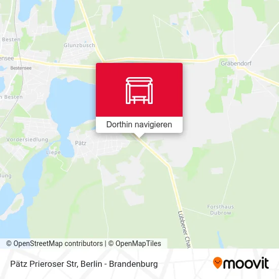 Pätz Prieroser Str Karte