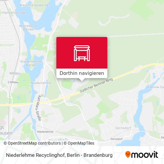 Niederlehme Recyclinghof Karte