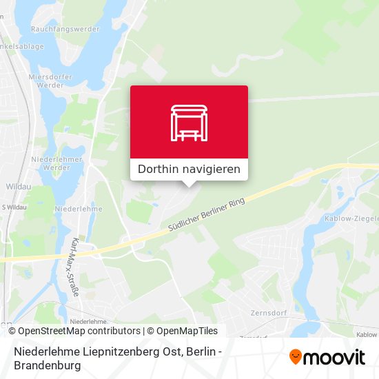 Niederlehme Liepnitzenberg Ost Karte