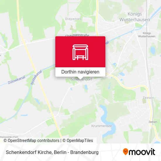 Schenkendorf Kirche Karte