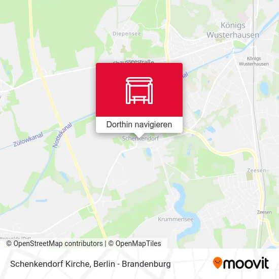 Schenkendorf Kirche Karte