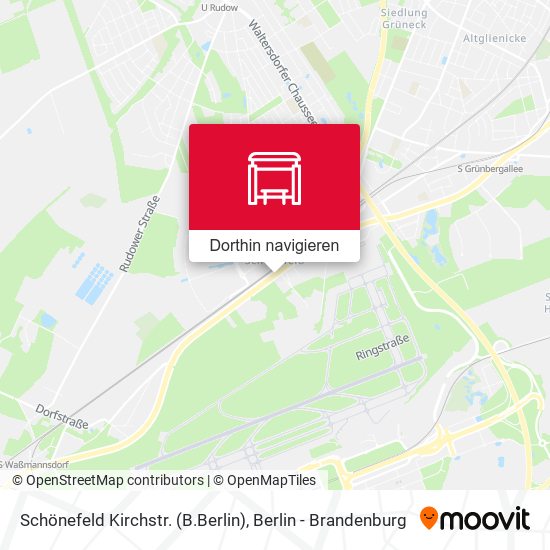 Schönefeld Kirchstr. (B.Berlin) Karte