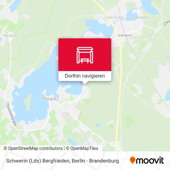 Schwerin (Lds) Bergfrieden Karte