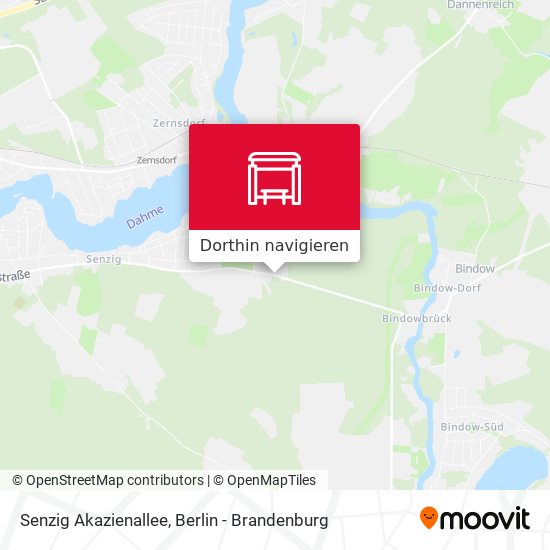 Senzig Akazienallee Karte