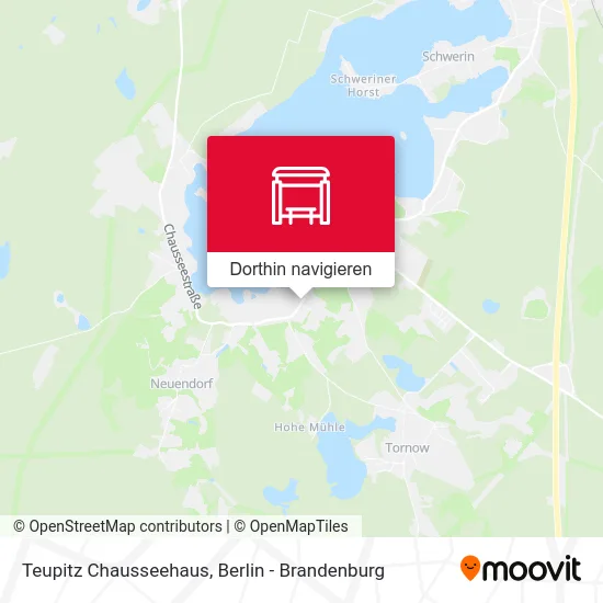 Teupitz Chausseehaus Karte