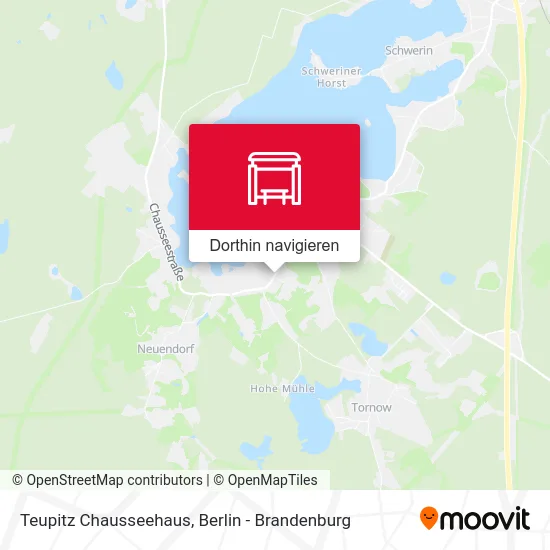 Teupitz Chausseehaus Karte