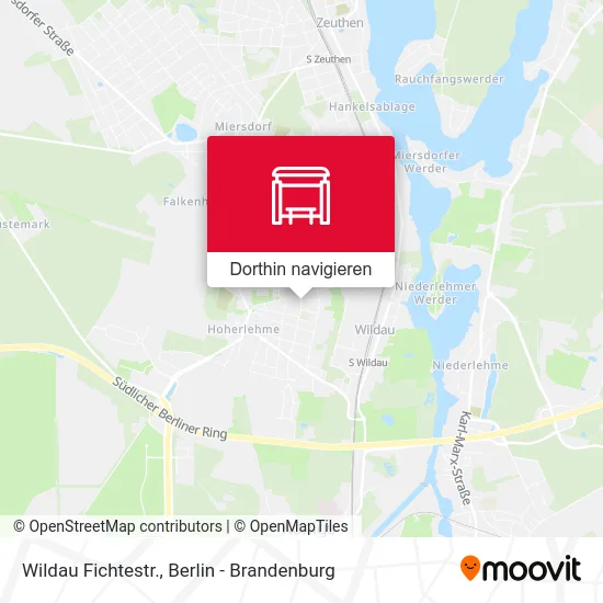 Wildau Fichtestr. Karte