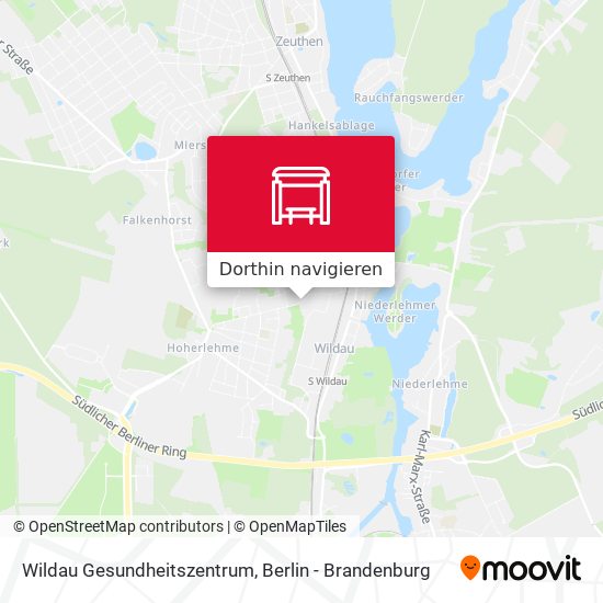 Wildau Gesundheitszentrum Karte