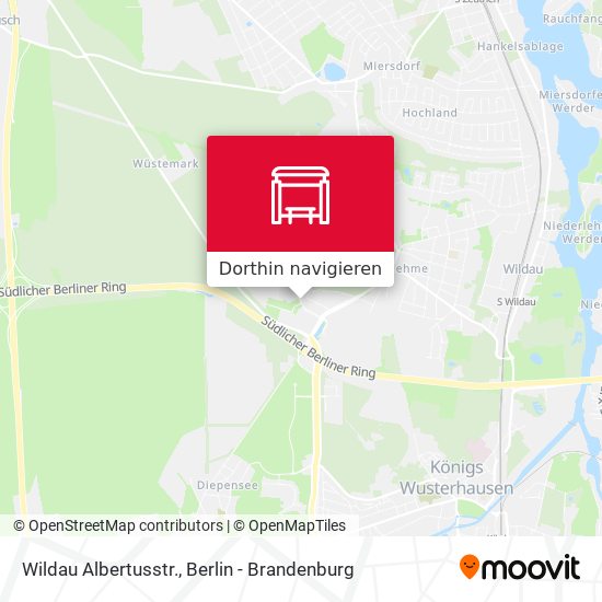 Wildau Albertusstr. Karte