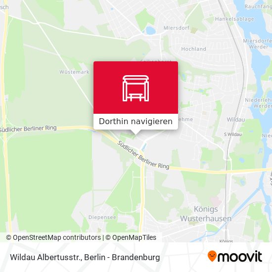 Wildau Albertusstr. Karte