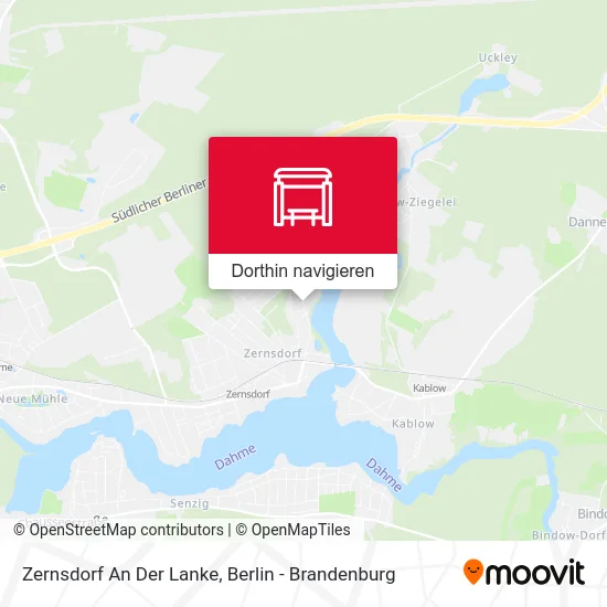 Zernsdorf An Der Lanke Karte