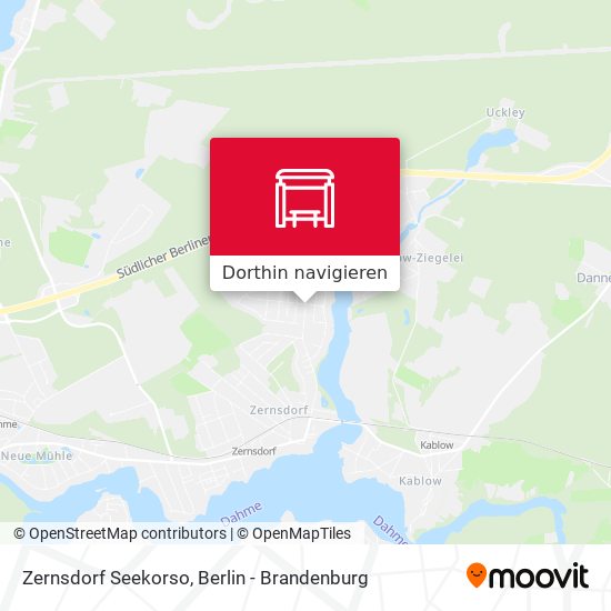 Zernsdorf Seekorso Karte