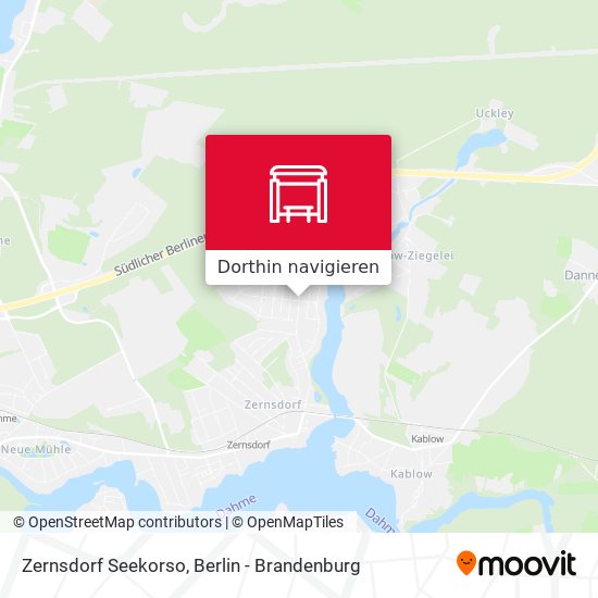 Zernsdorf Seekorso Karte
