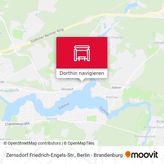 Zernsdorf Friedrich-Engels-Str. Karte