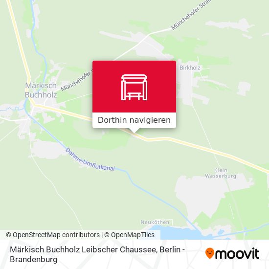 Märkisch Buchholz Leibscher Chaussee Karte