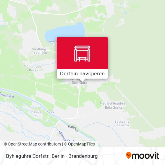 Byhleguhre Dorfstr. Karte