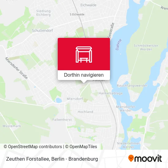 Zeuthen Forstallee Karte