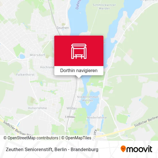 Zeuthen Seniorenstift Karte