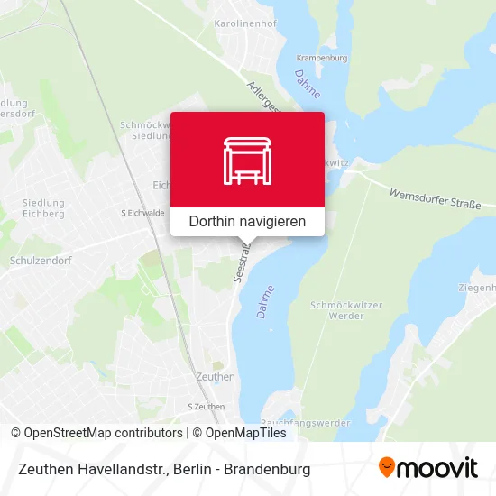 Zeuthen Havellandstr. Karte
