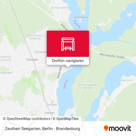 Zeuthen Seegarten Karte