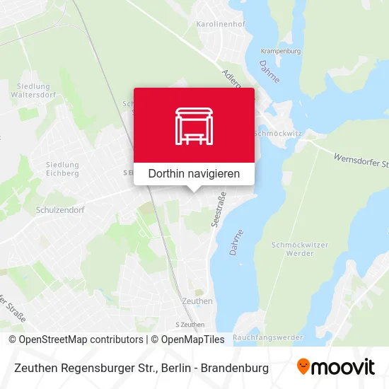 Zeuthen Regensburger Str. Karte