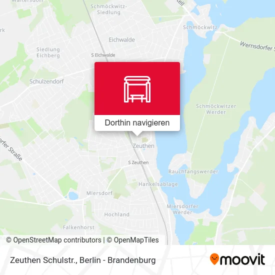 Zeuthen Schulstr. Karte