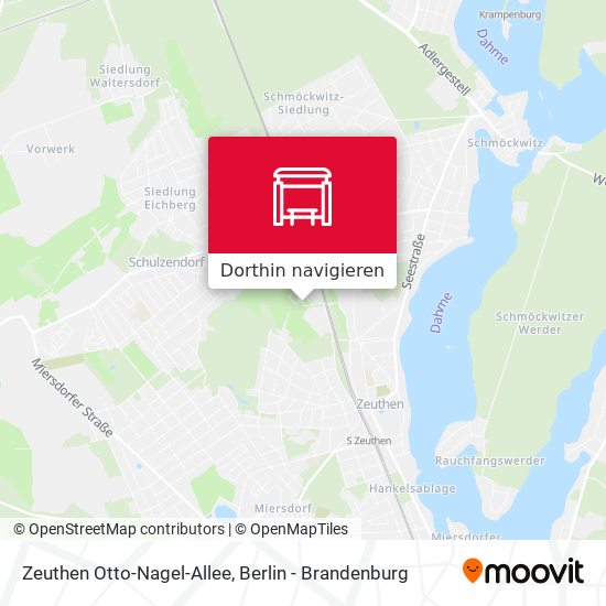 Zeuthen Otto-Nagel-Allee Karte
