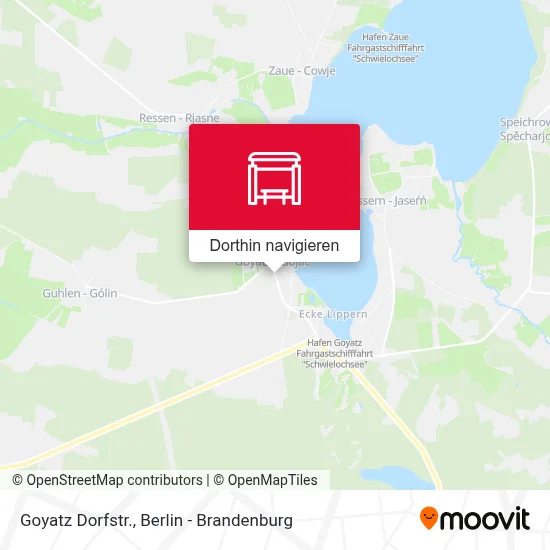 Goyatz Dorfstr. Karte