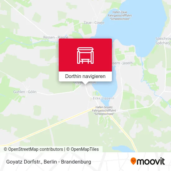 Goyatz Dorfstr. Karte