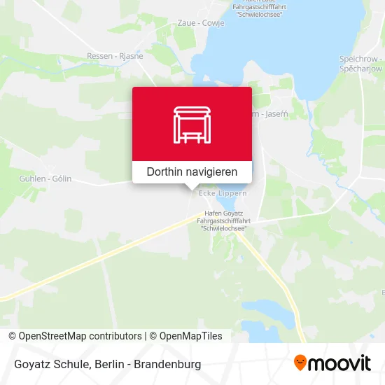 Goyatz Schule Karte