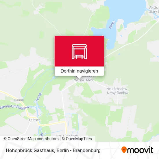 Hohenbrück Gasthaus Karte