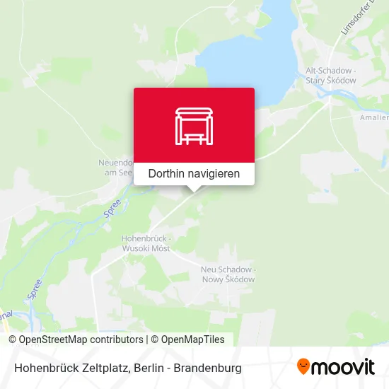 Hohenbrück Zeltplatz Karte