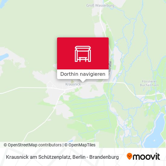 Krausnick am Schützenplatz Karte