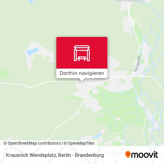 Krausnick Wendeplatz Karte